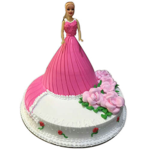 Princess Barbie Doll Cake