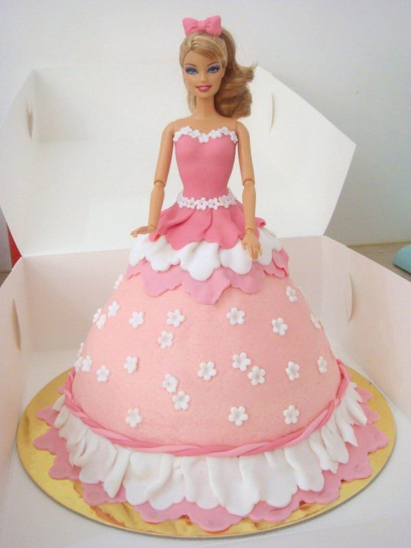 Princess Barbie Doll Cake