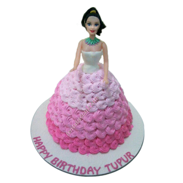 Princess Barbie Doll Cake