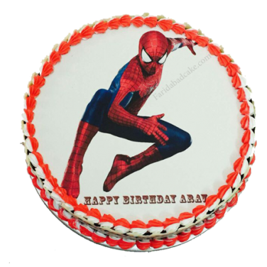 Spiderman cake