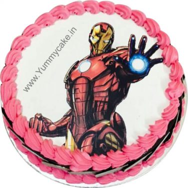 Iron Man Birthday Cake