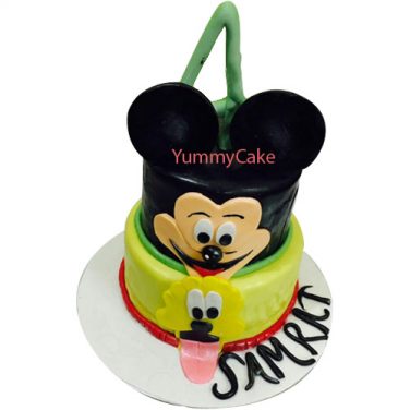 Mickey Mouse Birthday Cake