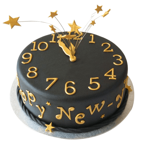 Happy New Year Cake Online Delivery in Faridabad