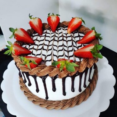 Strawberry Black Forest Cake