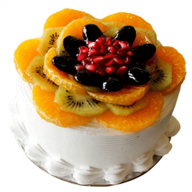 Fresh Fruit Birthday Cake