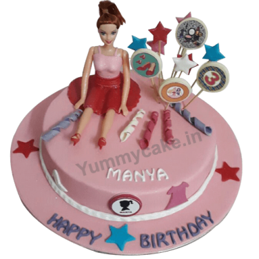 Barbie Doll Birthday Cake