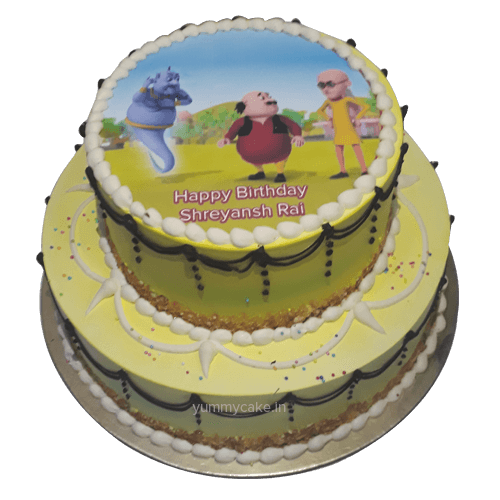 Motu Patlu Birthday Cake