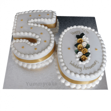 50th Anniversary Cake