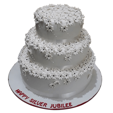 Silver Jubilee Cake