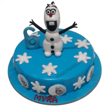 Olaf Birthday Cake