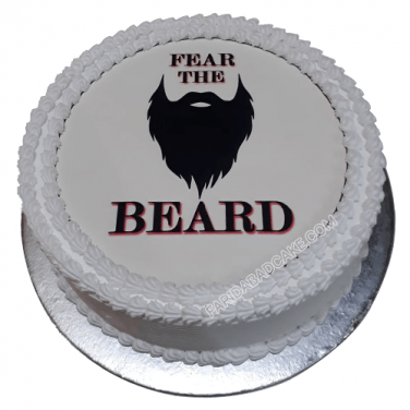 Bearded Man Cake