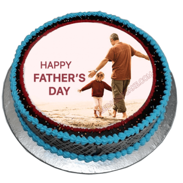 Fathers Day Photo Cake