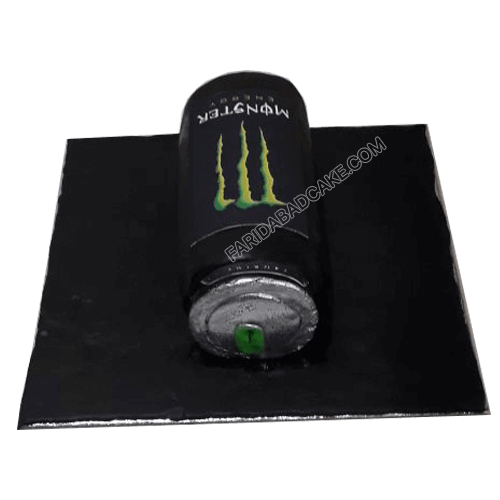 Monster Can Shaped Cake