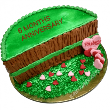 Six Months Anniversary Cake