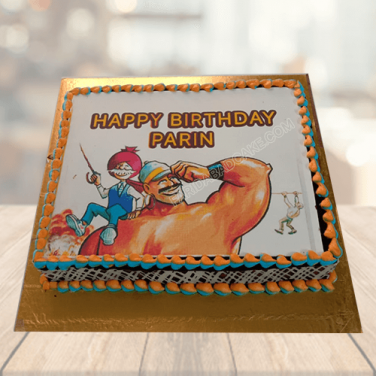 Chacha Chaudhary Theme Cake