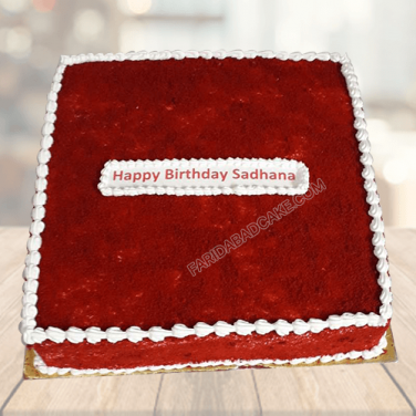 Red Velvet Square Cake