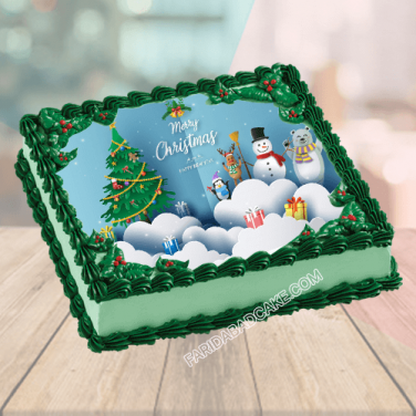 Christmas Tree Cake