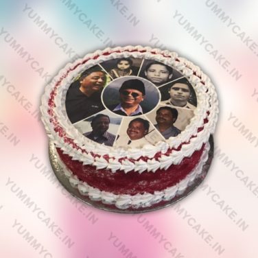 Red Velvet Photo Cake Online