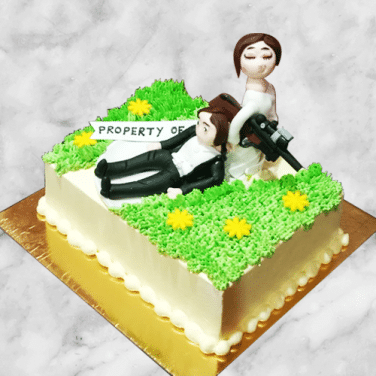 Bachelor Party Couple Cake