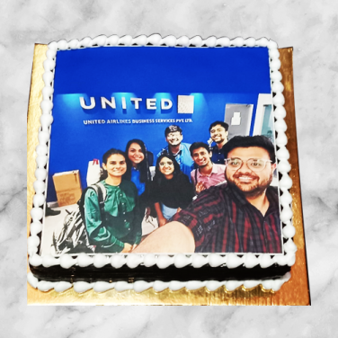 Photo Print Cake