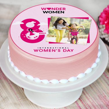 Wonder Women Photo Cake