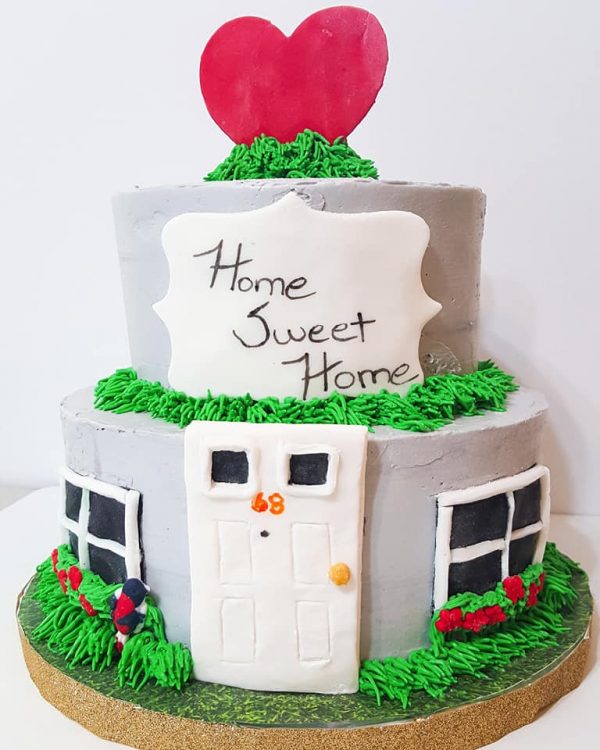 2 Tier Sweet Home Cake