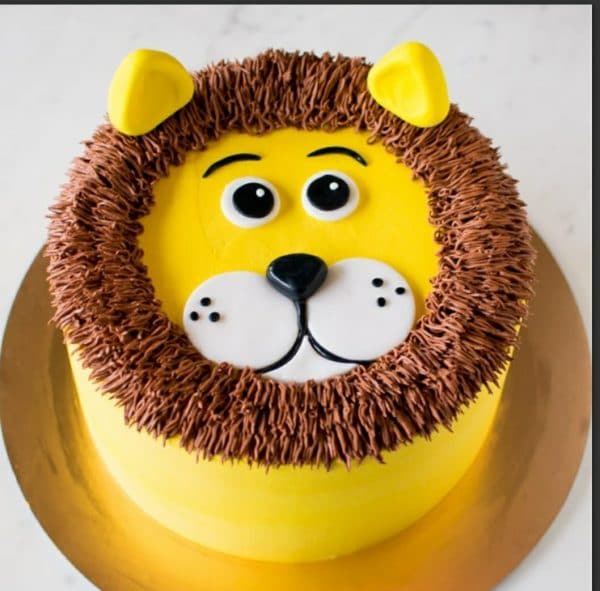 Lion King Theme Birthday Cake