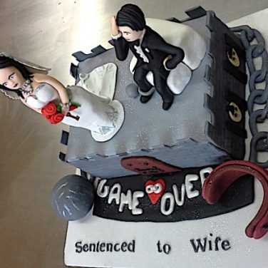 Sentenced to Wife Bachelor Cake