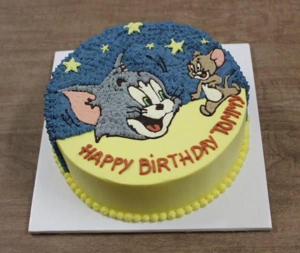 Tom and Jerry Birthday Cake