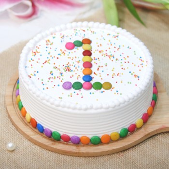 First Gems Baby Birthday Cake