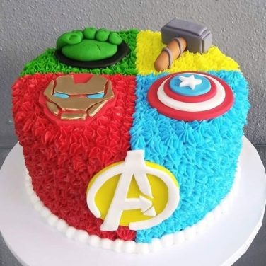 Avengers Birthday Cake