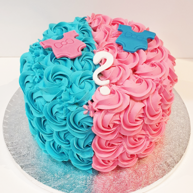 Pink or Blue Baby Shower Cake