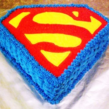 Superman Theme Cake