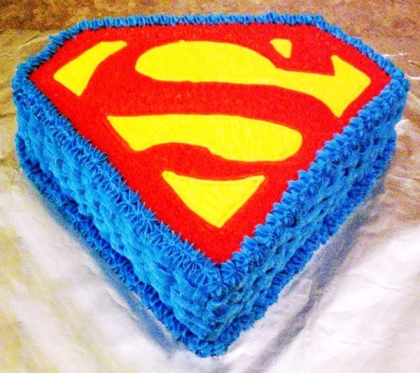 Superman Theme Cake