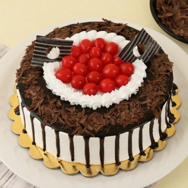 Black Forest Cherry Birthday Cake