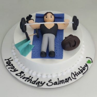 Body Builder Theme Cake