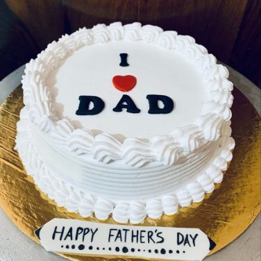 Cream Cake for Fathers Day