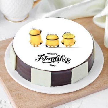 Happy Friendship Photo Cake