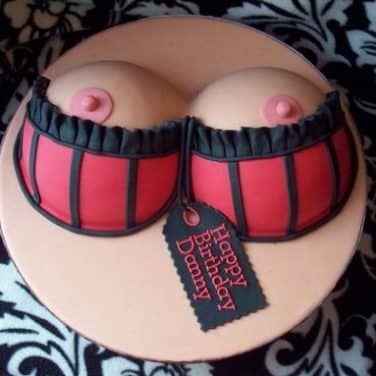 Boobs Birthday Cake