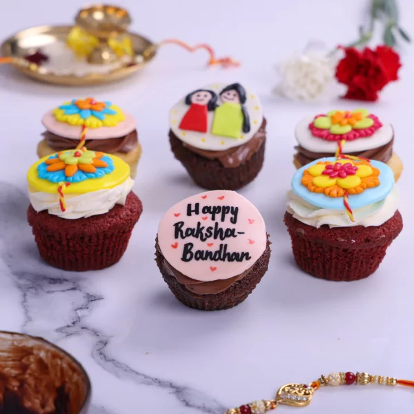 Rakhi Cup Cakes