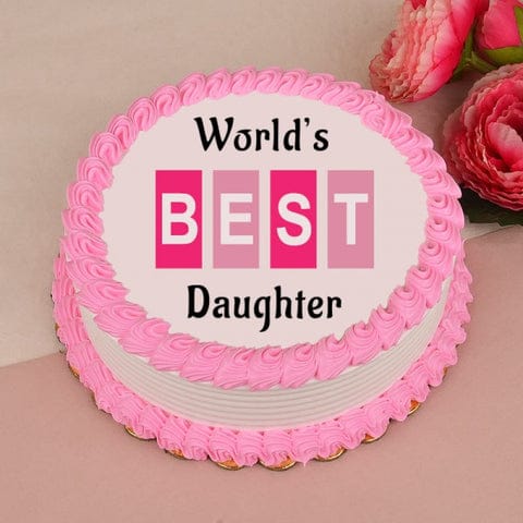 Words Best Daughter Cake