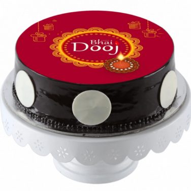 Bhai Dooj Truffle Photo Cake