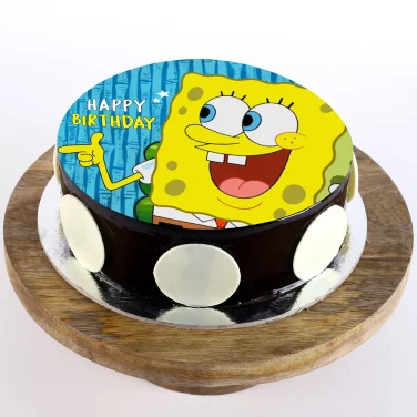 SpongeBob Photo Cake