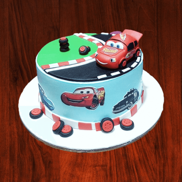 Lightning McQueen Car Birthday Cake