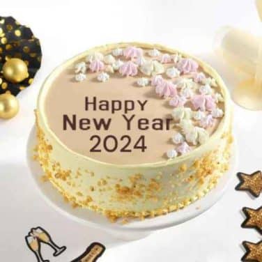 New Year Butterscotch Cake