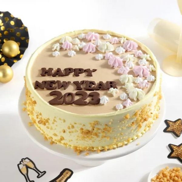 New Year Butterscotch Cake