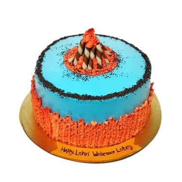 Bonfire Theme Cake