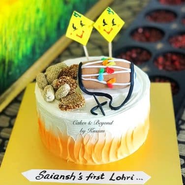Delightful First Lohri Cake