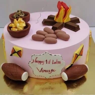 Happy 1st Lohri Cake