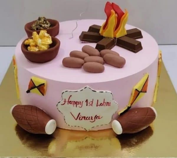 Happy 1st Lohri Cake